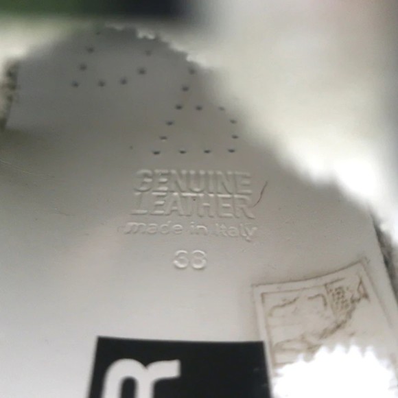 Golden Goose Mid Star Glitter Wing Tip Sneakers Black with Silver Star Size 38 - Picture 10 of 11